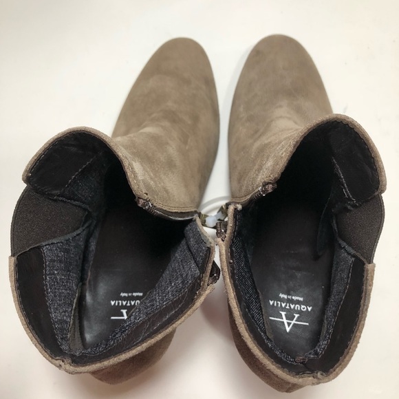 Aquatalia gray suede ankle boots size 9 - Picture 6 of 8